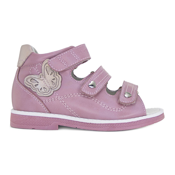 Сандали ортопедические Ортобум для девочек 25057-04 короловеский розовый