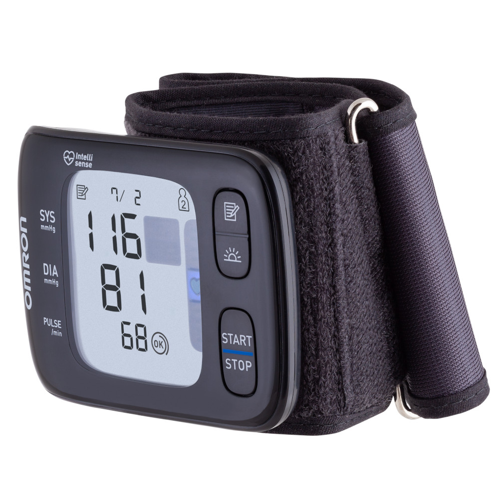 Тонометр Omron RS7 Intelli IT на запястье автоматический с манжетой 13,5-21,5 см.